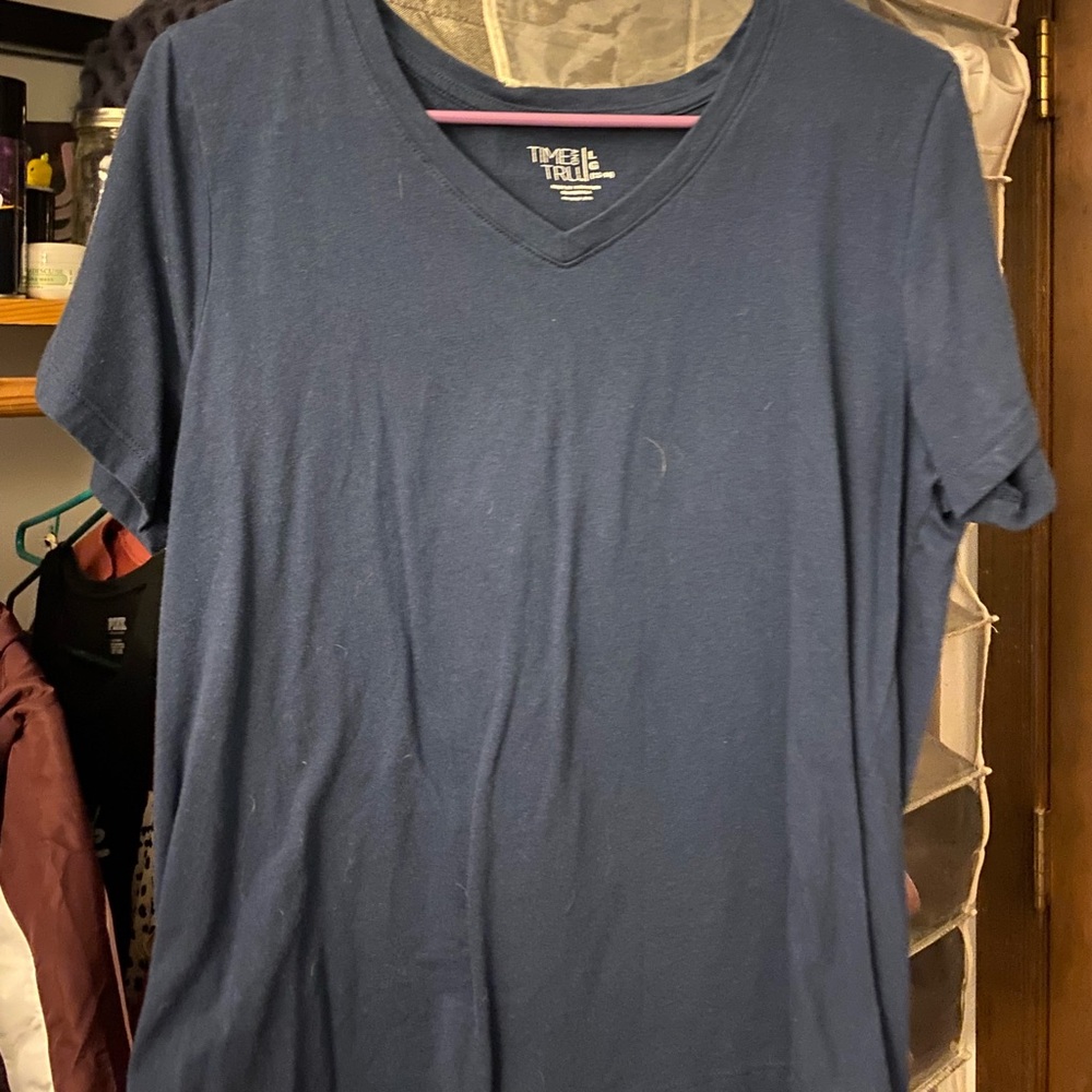 Relaxed Navy Blue Tee